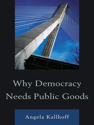 cover image of Why Democracy Needs Public Goods